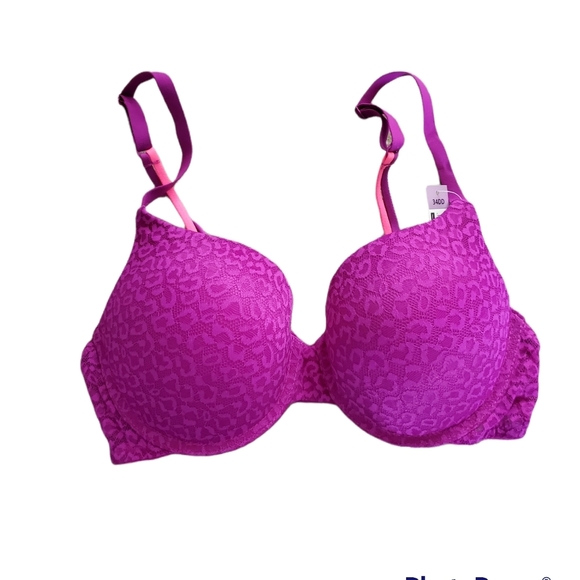 No Boundaries NWT Push Up Bra with a Lace Design with Adjustable Straps 1013 - Picture 2 of 4